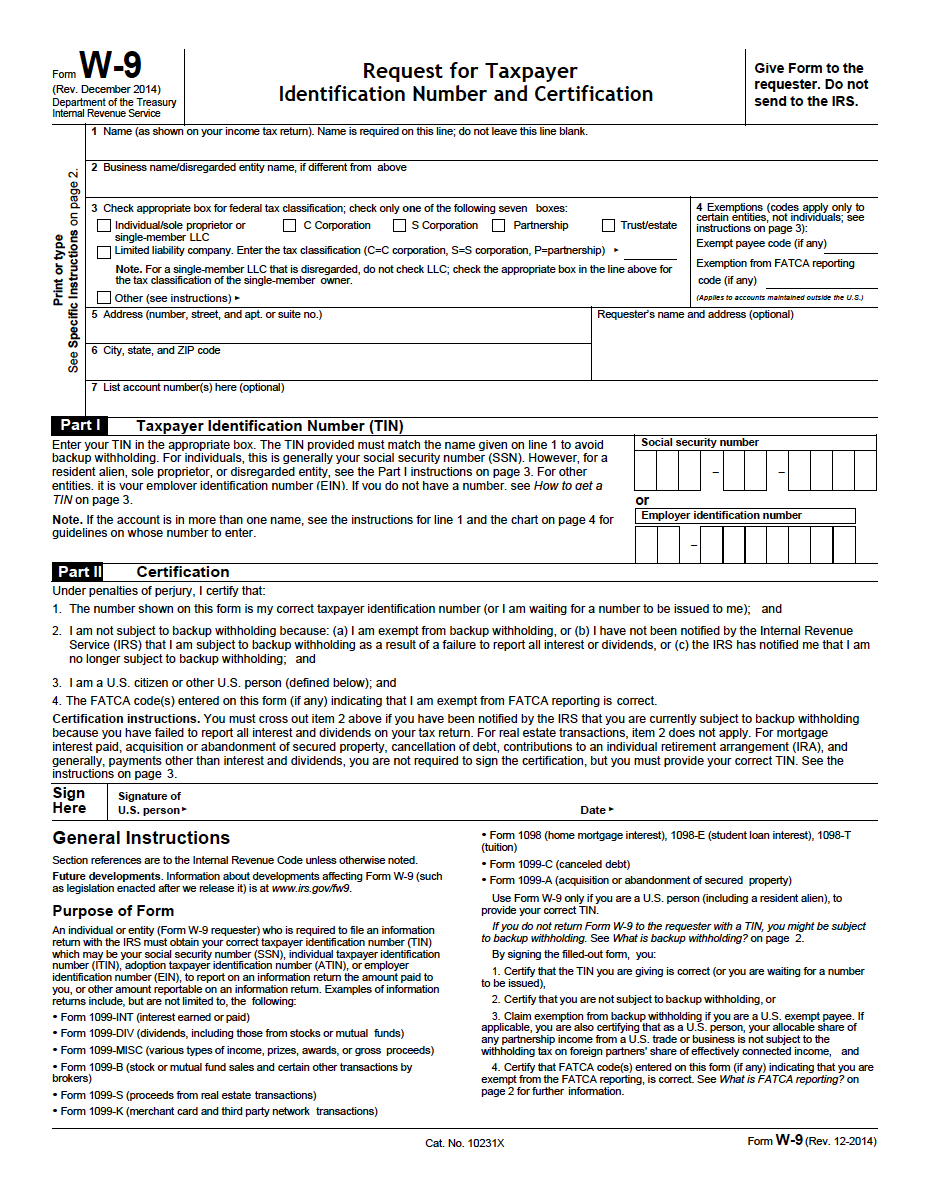 How To Submit Your W 9 Forms Pdf Free Job Application Form W9 Form