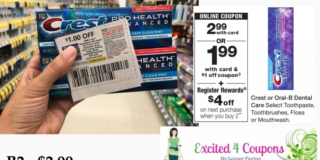 Unlock Savings With Crest 2023 Printable Coupons 