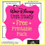 Walt Disney Unit Study (With Free Printable!) • Tablelifeblog   Free Printable Disney Stories