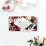 Wedding Chocolate Bar Wrapper Template, Printable Bridal Shower   Free Printable Candy Bar Wrappers For Bridal Shower