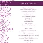 Wedding Program Templates Free | Weddingclipart | Wedding   Free Printable Wedding Program Samples
