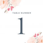 Wedding Table Numbers | Printable Pdfbasic Invite   Free Printable Table Numbers 1 30