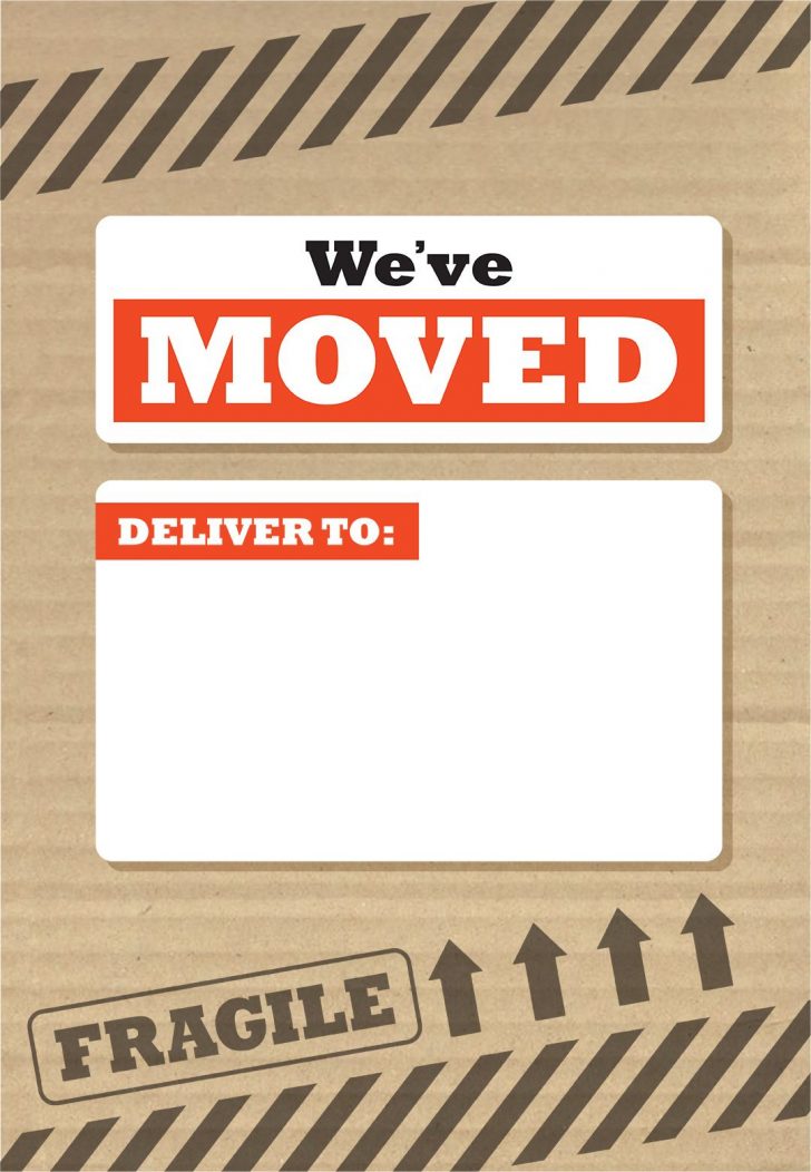 Free Printable Moving Announcement Templates