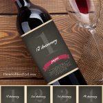 Wine Bottle Anniversary Labels Free Printable   How To Nest For Less™   Free Printable Wine Labels With Photo