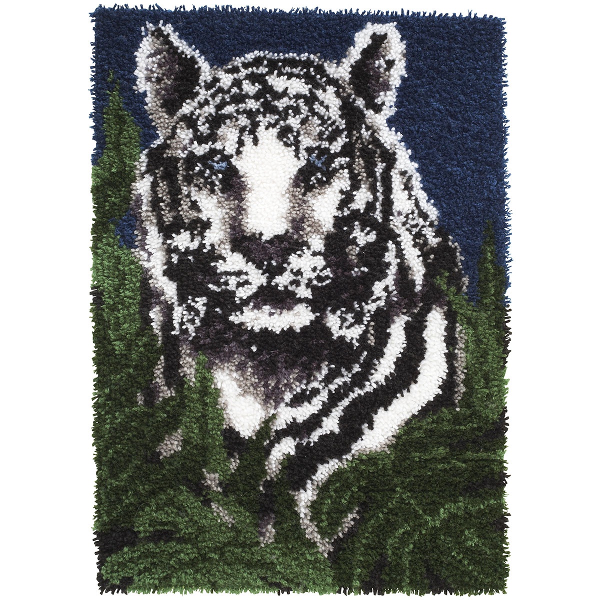 Wonderart Latch Hook Kit 24&amp;quot;x34&amp;quot;-White Tiger | Joann - Free Printable Latch Hook Patterns