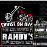 Wonderful Harley Davidson Birthday Party Invitations Angel Themed   Motorcycle Invitations Free Printable