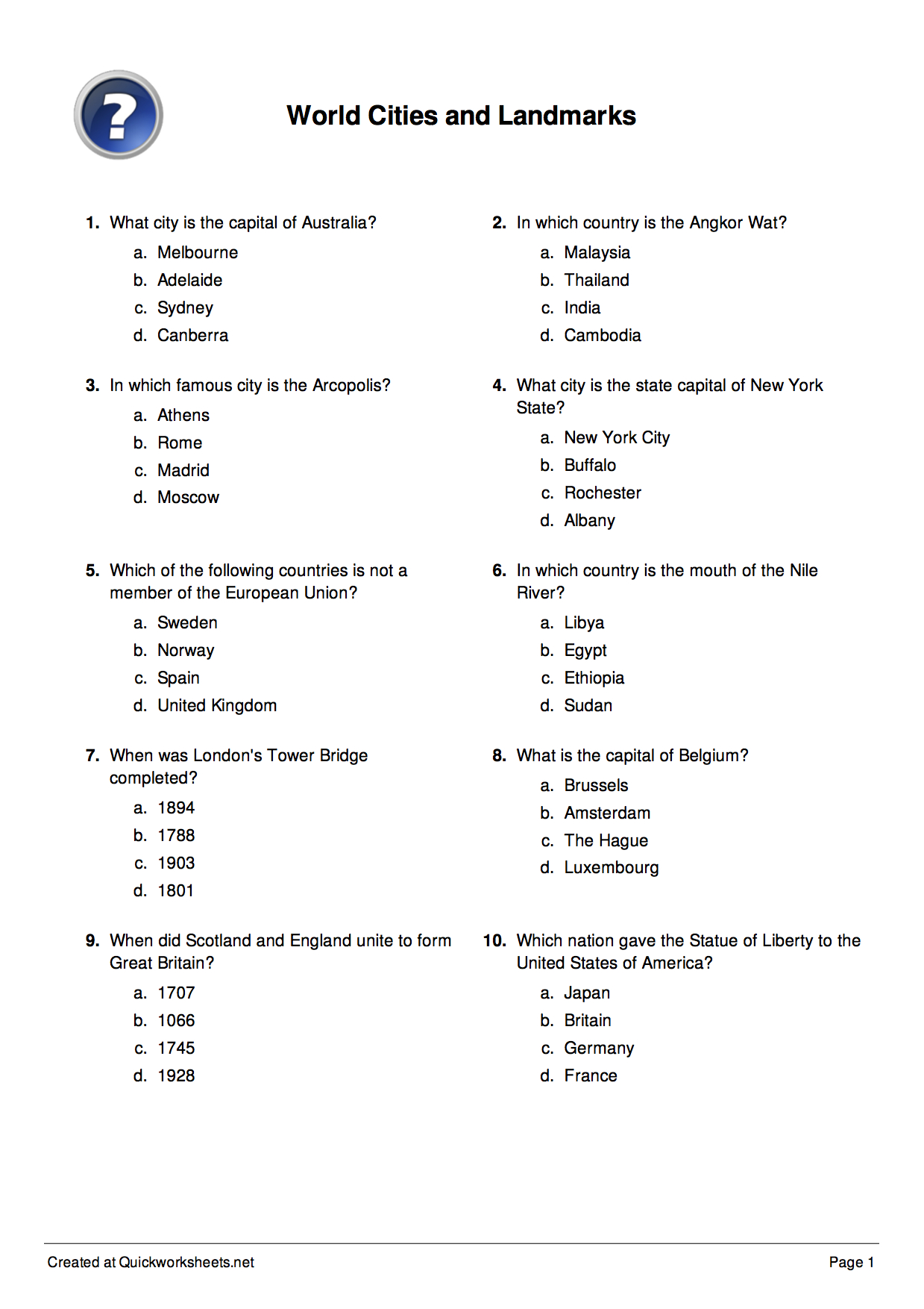 Word Scramble, Wordsearch, Crossword, Matching Pairs And Other - Free Printable Test Maker