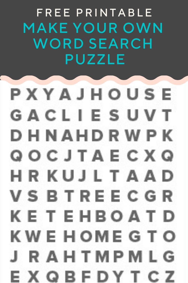 Word Search Puzzle Generator | Create And Print Fully Customizable - Word Search Maker Free Printable