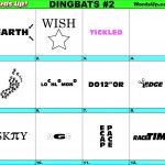 Words Up? Dingbat Puzzles   Free Printable Word Winks