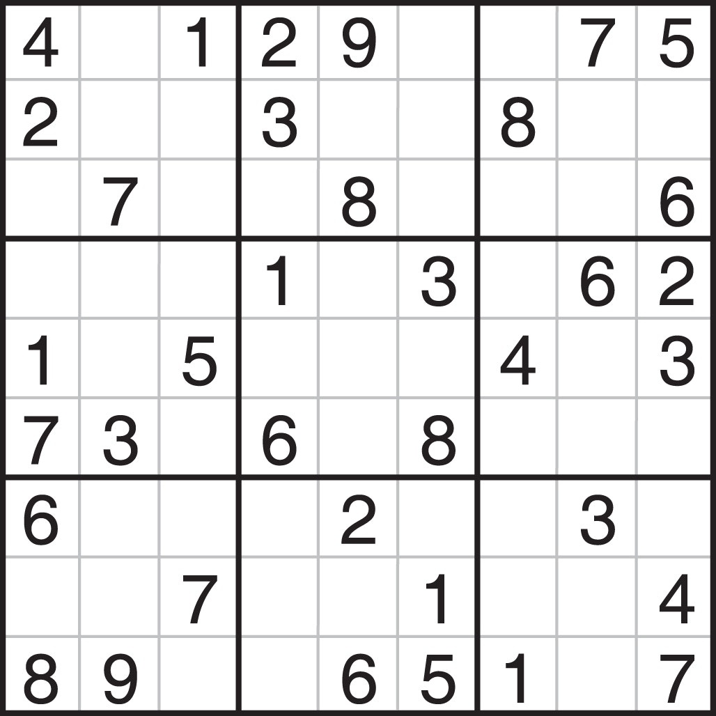 printable sudoku puzzles easy 5