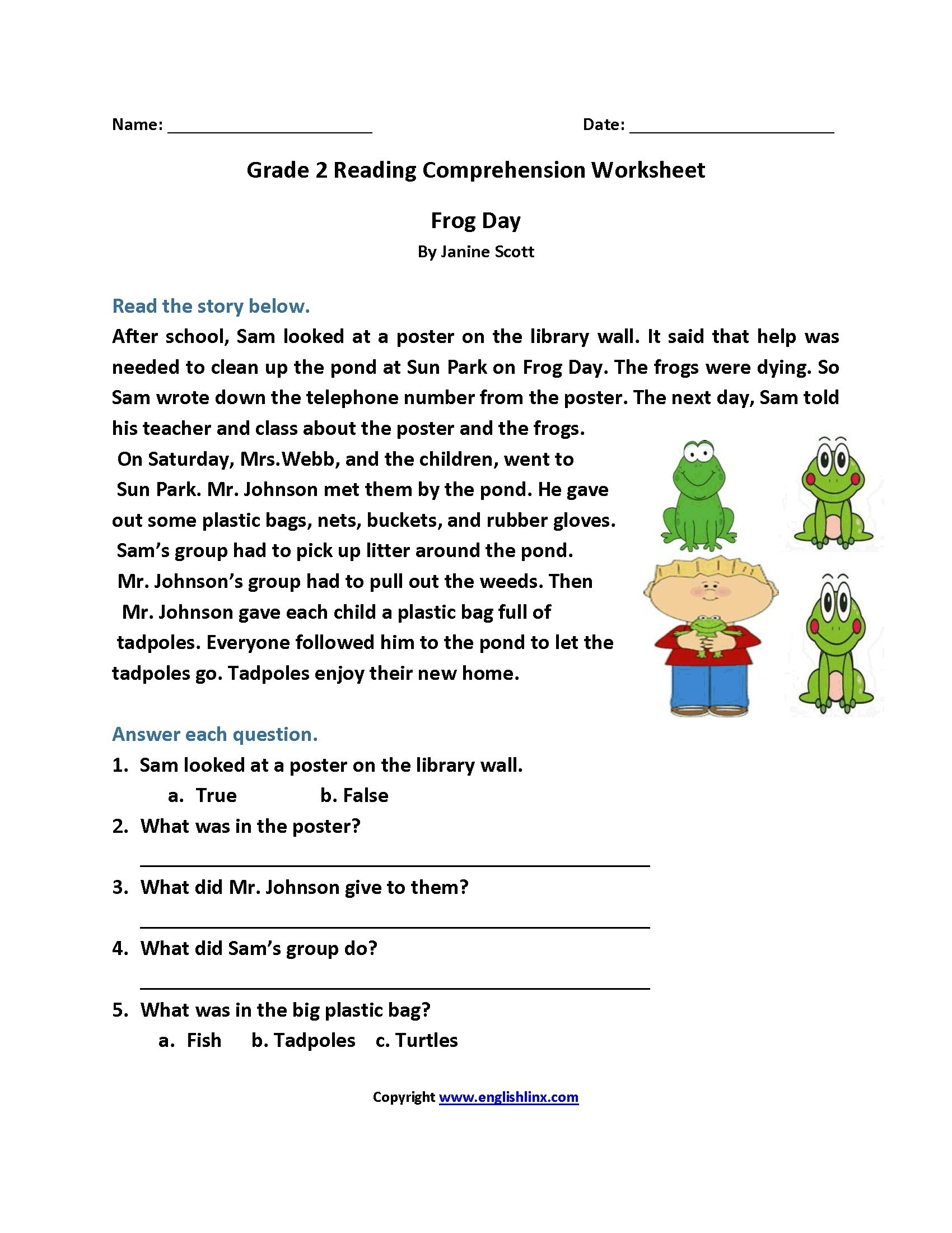 Worksheet : Free Printable Short Stories With Comprehension - Free Printable Comprehension Worksheets For Grade 5