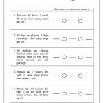 Worksheet: School Games For Kids Math Drawing And Colouring Free   Free Printable 1St Grade Math Word Problems