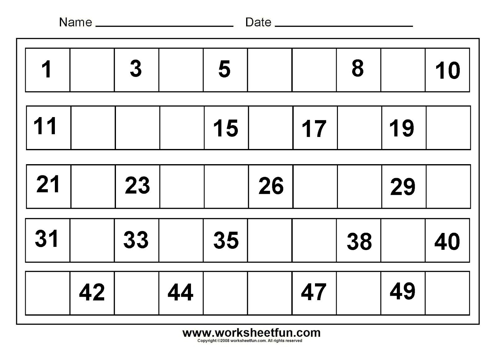 Writing Number 1-50 | Tracing Numbers 1 50 Worksheets | Projects To - Free Printable Tracing Numbers 1 50