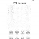 Wwe Superstars Word Search   Wordmint   Free Printable Wwe Word Search