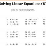 Year 7 Maths Worksheets | Cazoom Maths Worksheets   9Th Grade Algebra Worksheets Free Printable