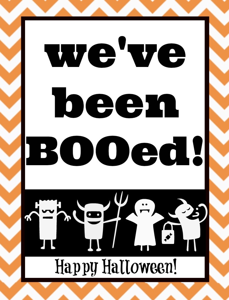 You&amp;#039;ve Been Booed! Mason Jar Gift &amp;amp; Free Printables | The Happier - We Ve Been Booed Free Printable
